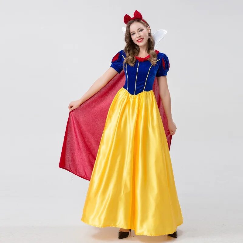 Cartoon Princess Halloween Party Costume Adult Cosplay Plus Size Dress Girl Princess Dress Women Adult Clothing Lolita Clothes 1