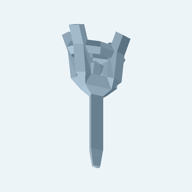 Fantasy-Fackel als 3D-Modell
