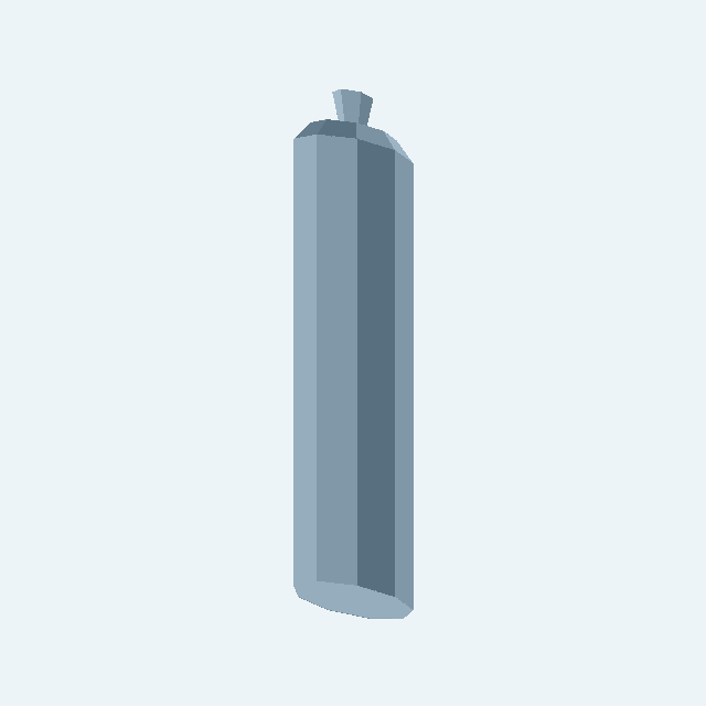Schmale Kerze als 3D-Modell